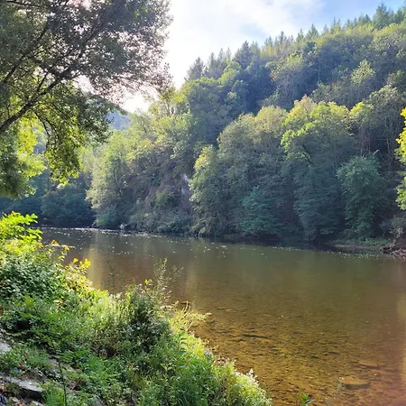 בית נופש Gites Famille, Gites Avec Spa, Piscine, Restaurant, Avec Navette Pour Conques,4Km, Sur Demande *